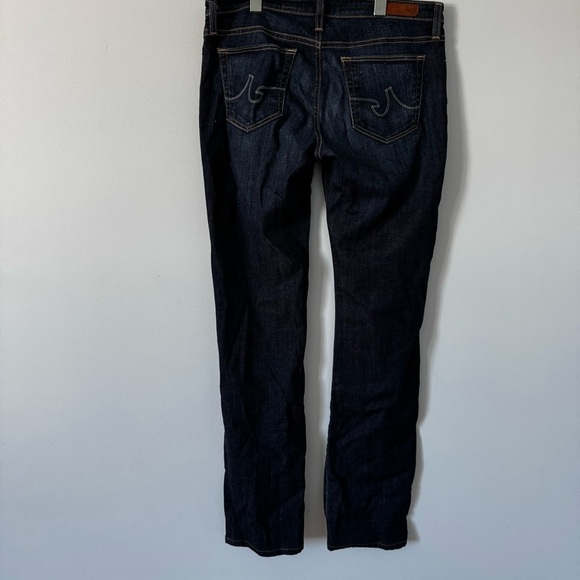 AG Adriano Goldschmied “The Angel” Bootcut Jeans Womens 31R DarkWash Made in USA - Picture 1 of 11